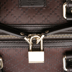 Sac de voyage gucci grand diamante brun brillant