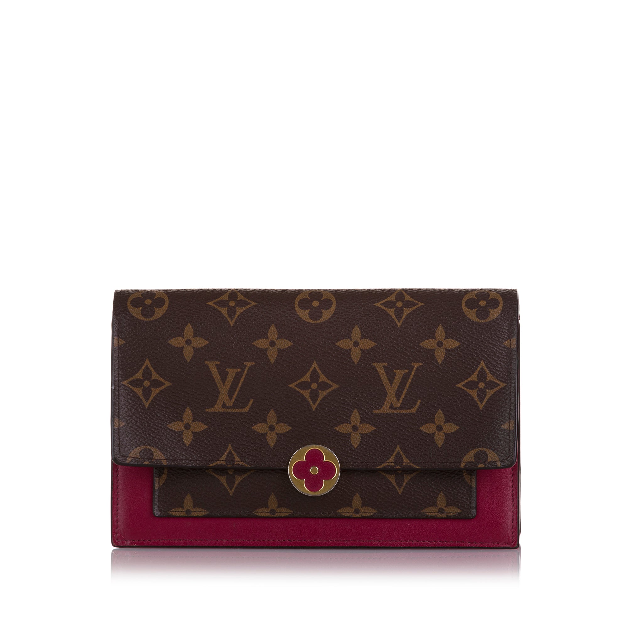 Louis Vuitton Flore Wallet on Chain Monogram Canvas