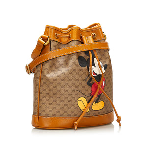 Sac de godet gucci mickey souris mini gg suprême toile